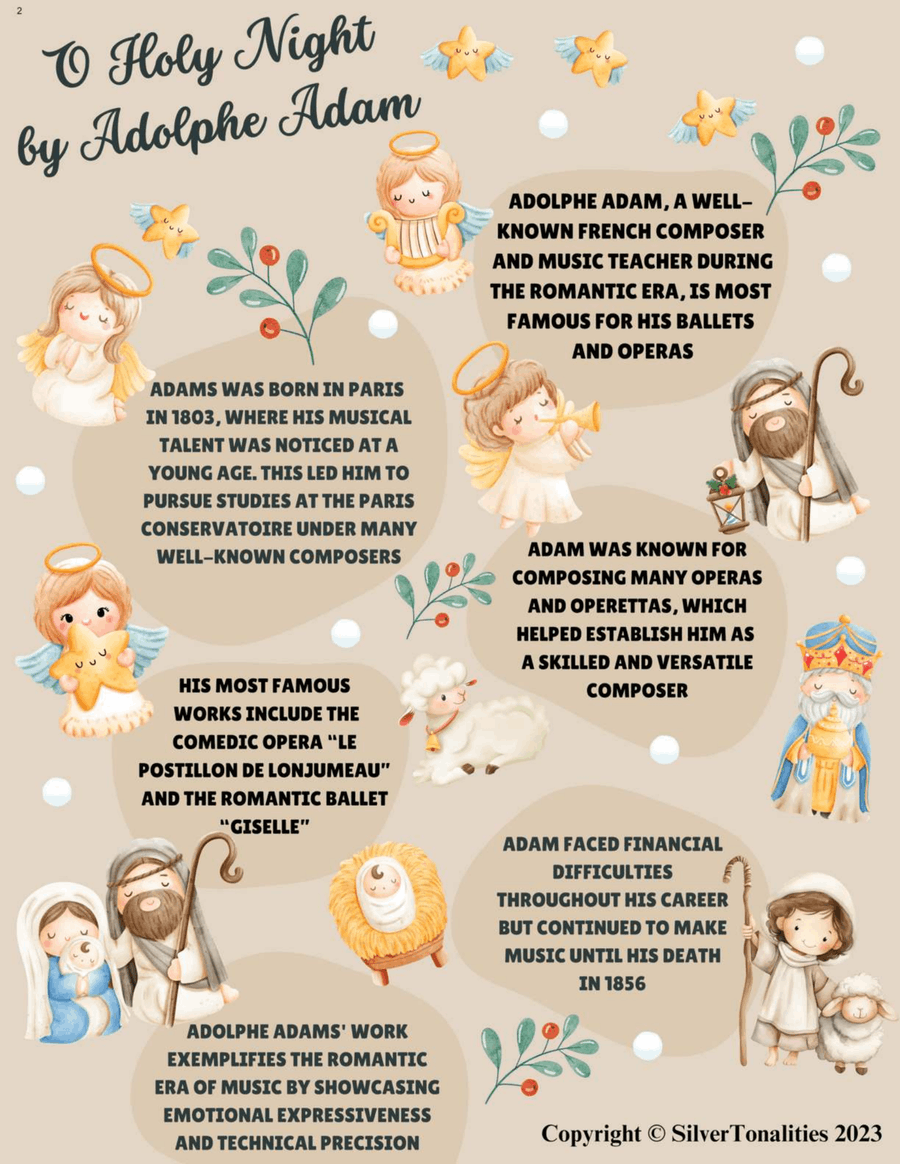 Learn to Play the Christmas Classics O Holy Night Edition Piano Method scores gallery preview page 5