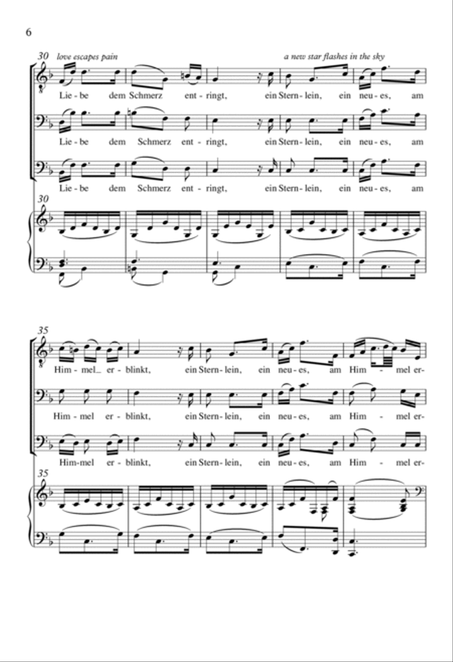 Der Müller und der Bach TTBB scores gallery preview page 4
