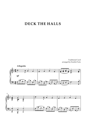 Deck The Halls - Piano Score