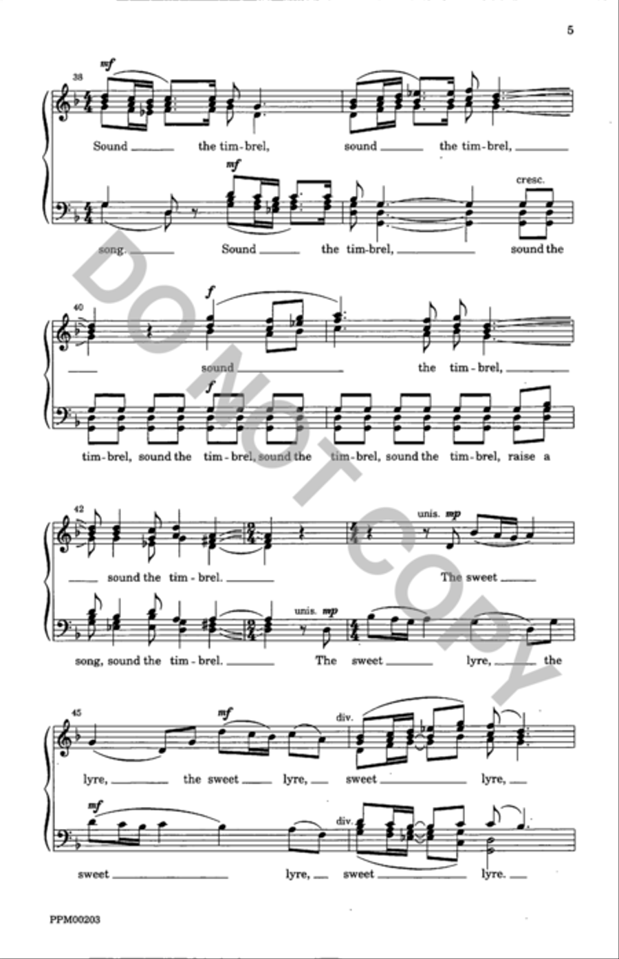 Sing Aloud and Shout for Joy A Cappella scores gallery preview page 6