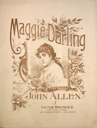 Book cover for Maggie Darling. Song