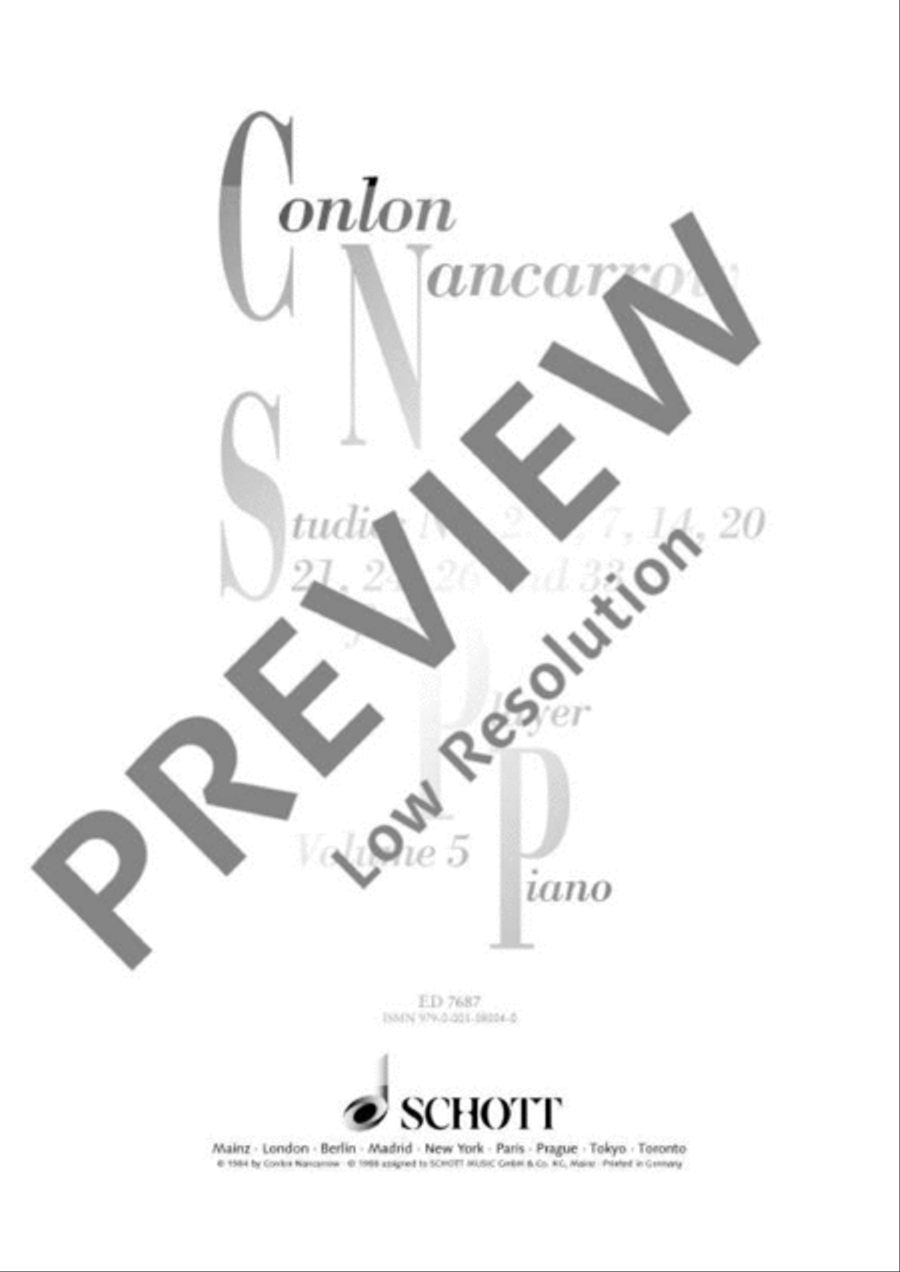Collected Studies for Player Piano Piano Method scores gallery preview page 2