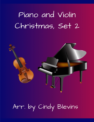 Book cover for Piano and Violin, Christmas, Set 2