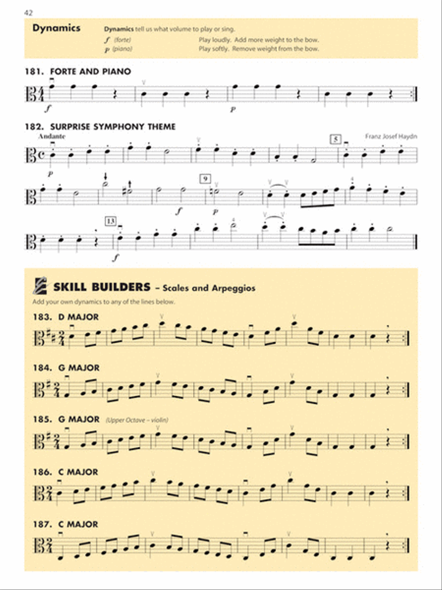 Essential Elements for Strings – Book 1 with Online Resources String Orchestra scores gallery preview page 7