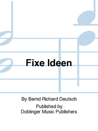 Book cover for Fixe Ideen