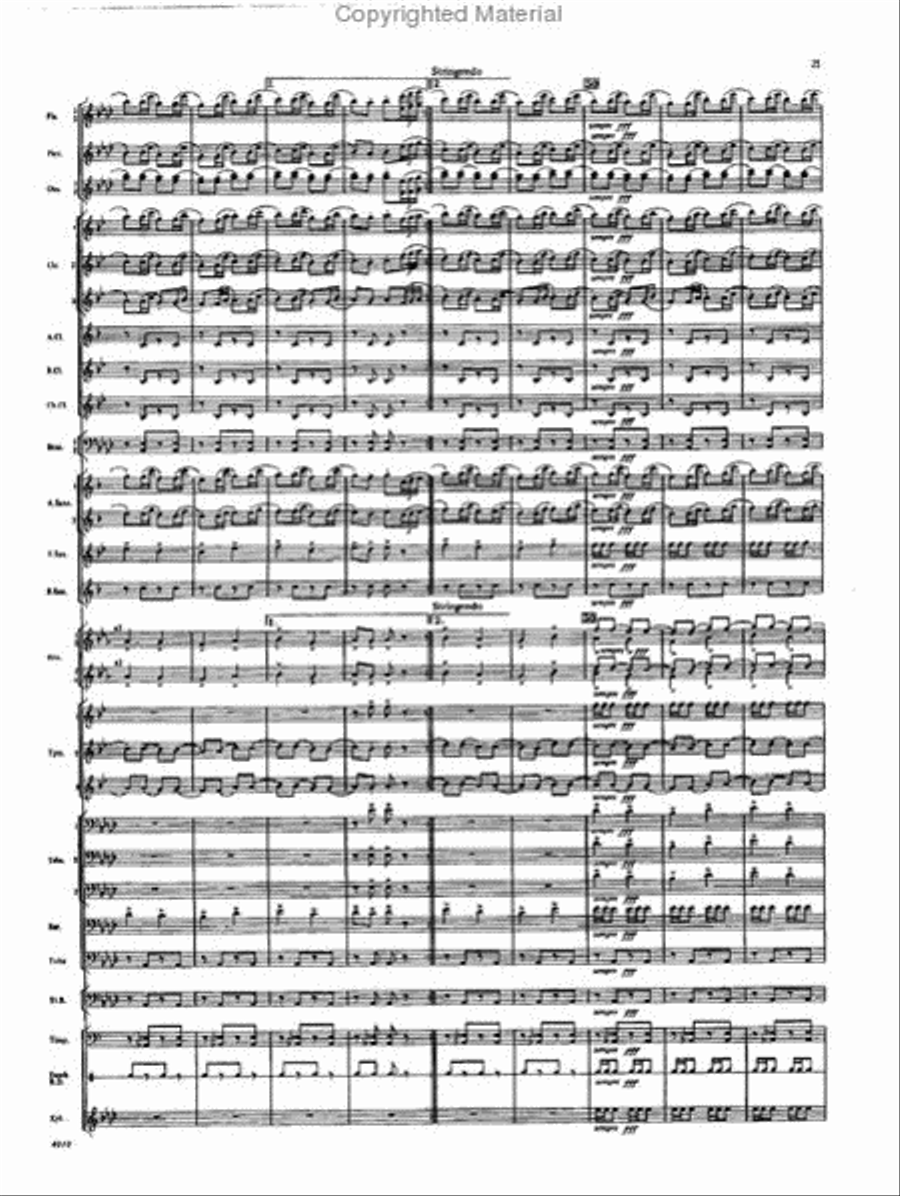 Selections from the Nutcracker Suite Concert Band scores gallery preview page 23