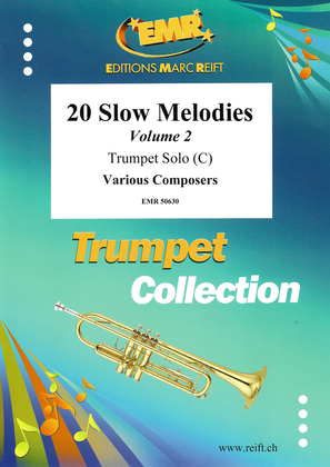 Book cover for 20 Slow Melodies Volume 2