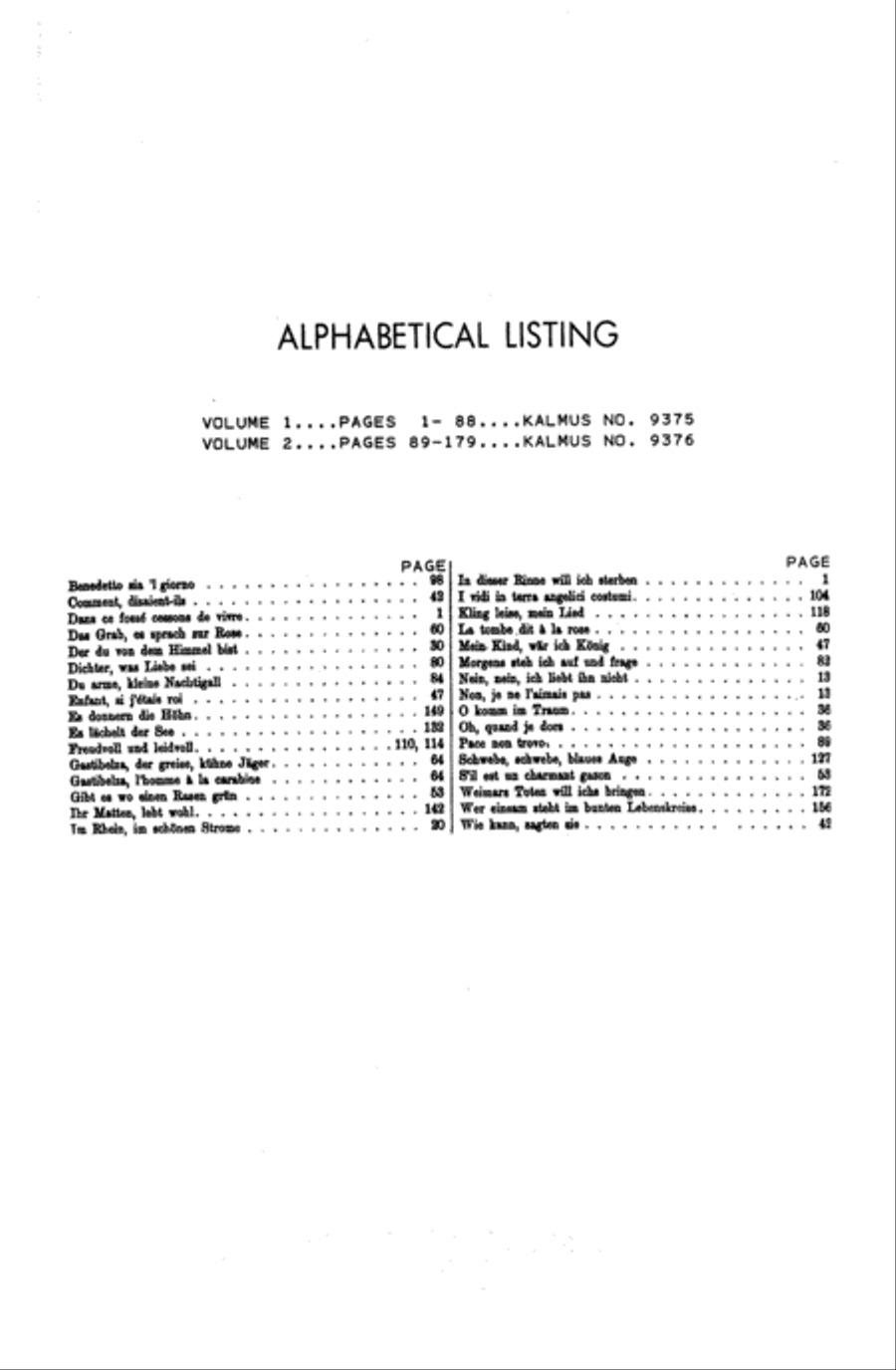 Songs, Volume 2 Voice scores gallery preview page 4