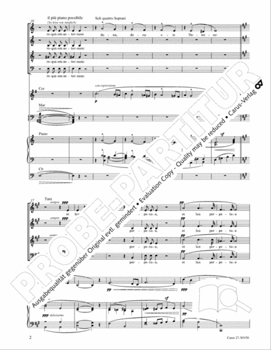 Messa da Requiem 4-Part scores gallery preview page 7