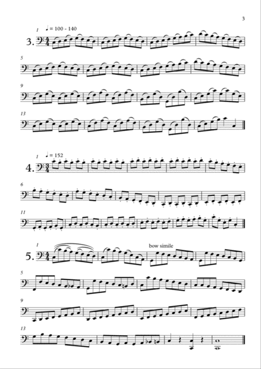 20 Studies for the Violoncello Cello Solo scores gallery preview page 3