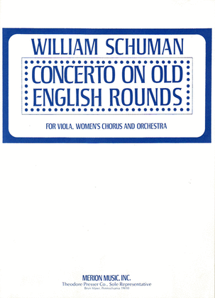 Book cover for Concerto on Old English Rounds