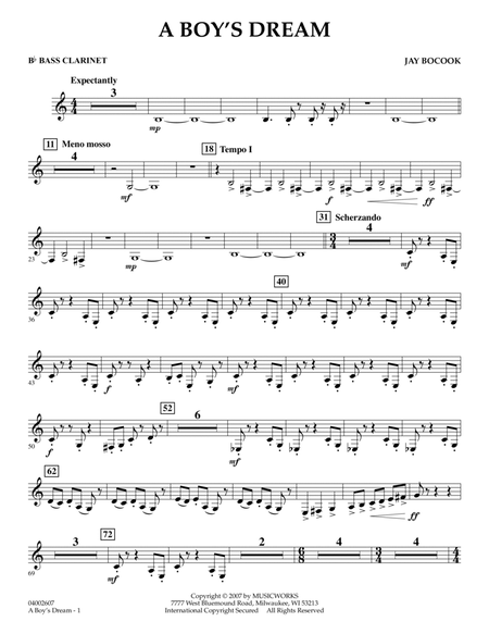 A Boy's Dream - Bb Bass Clarinet