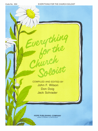 Everything for the Church Soloist-Digital Download
