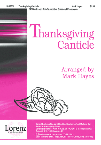 Thanksgiving Canticle image number null