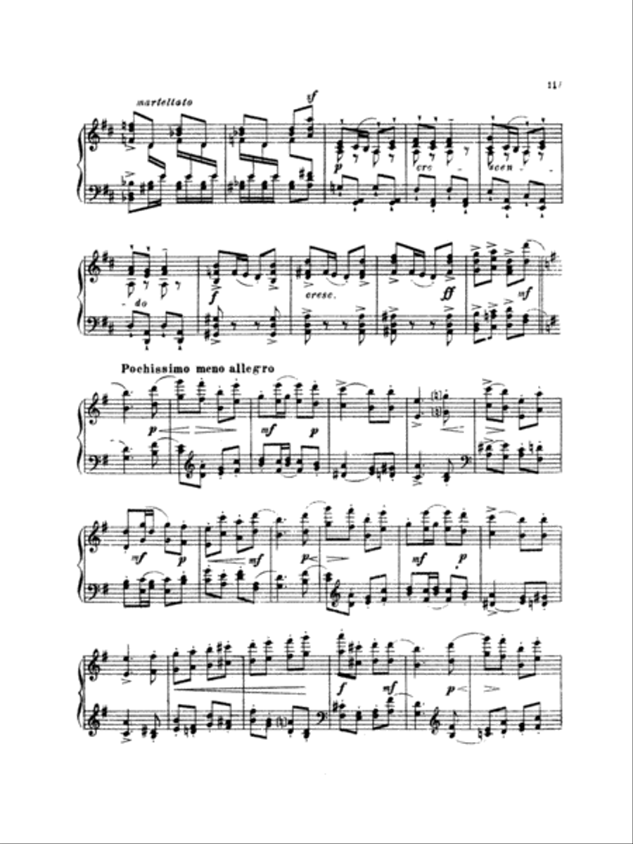 Tchaikovsky: Eighteen Piano Pieces, Op. 72; Aveu Passionne; Valse, Op. 40, No. 9, 1st Version Piano Solo scores gallery preview page 4