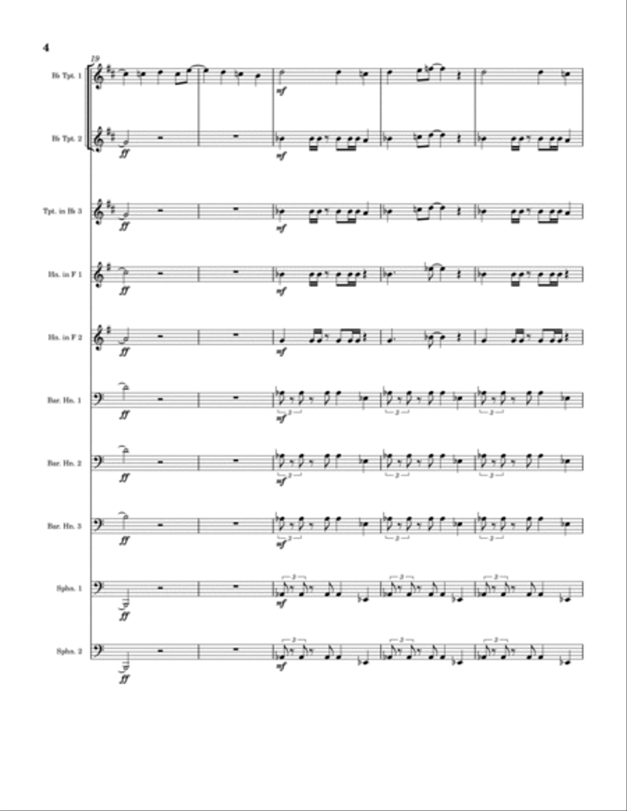 Aquarius Brass Ensemble scores gallery preview page 4