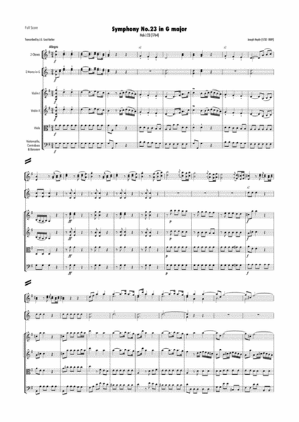 Haydn - Symphony No.23 in G major, Hob.I:23