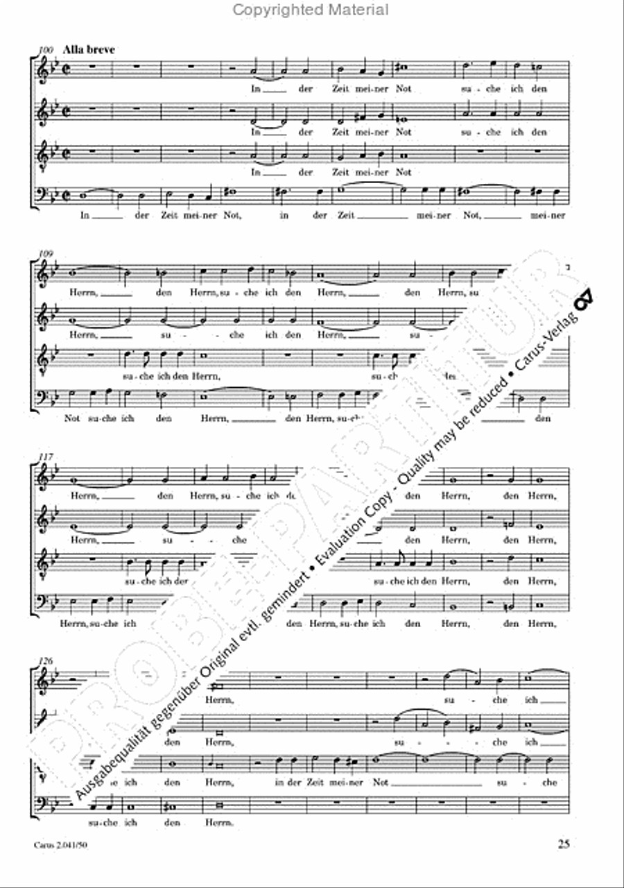 Motets and arias for choirs collected and edited by Johann Adam Hiller, vol. 5 Voice Solo scores gallery preview page 26