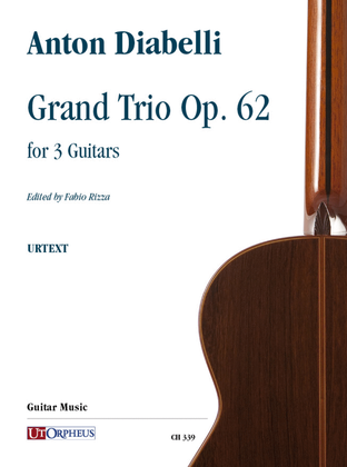 Book cover for Grand Trio Op. 62 for 3 Guitars