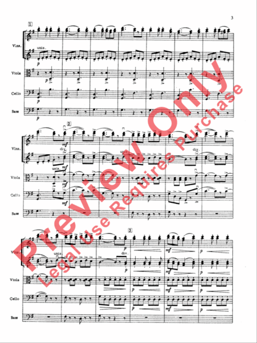 Suite of Carols String Orchestra scores gallery preview page 4