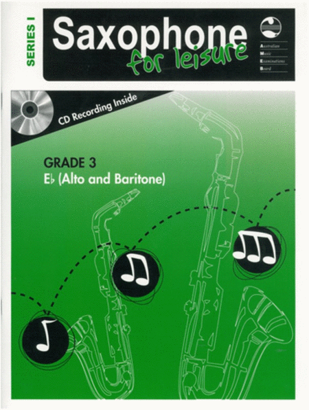 AMEB Saxophone For Leisure Grade 3 E Flat Book/CD Ser 1