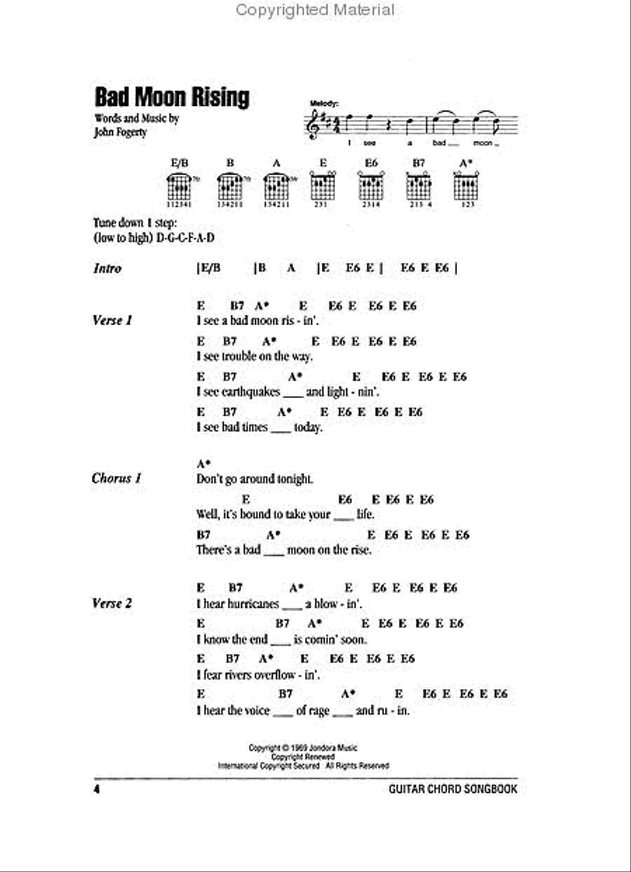 Creedence Clearwater Revival Guitar scores gallery preview page 2