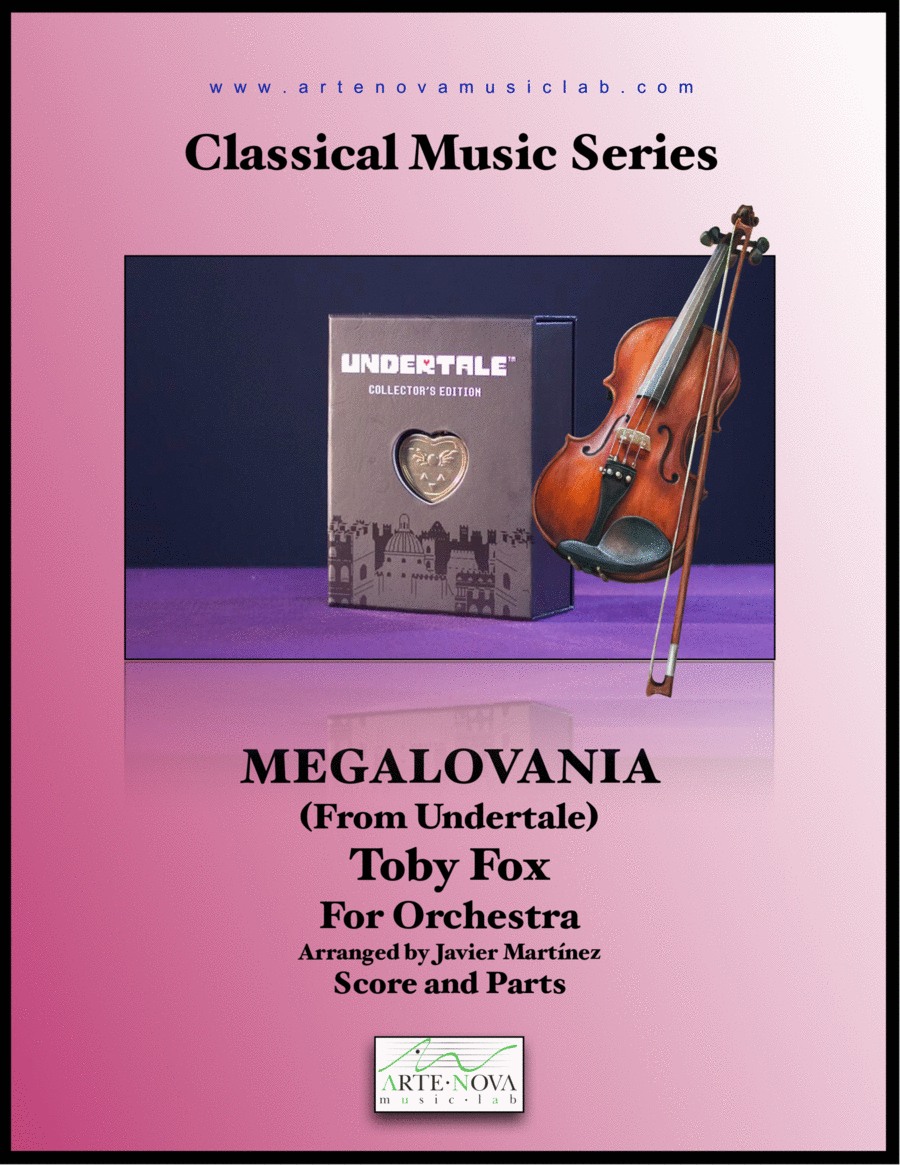 Megalovania Full Orchestra scores gallery preview page 1