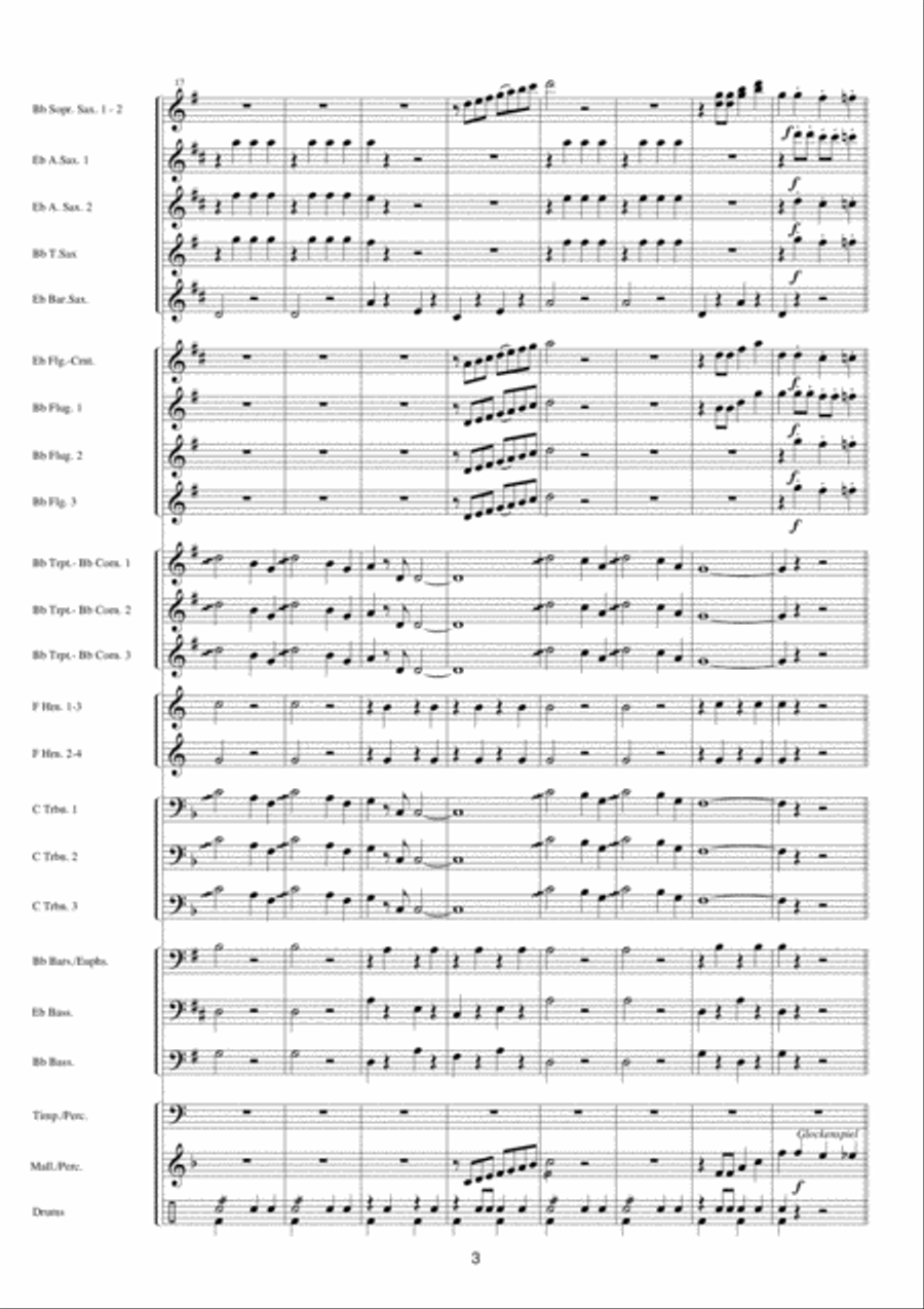 Carnaval Festival Fanfare Band scores gallery preview page 4
