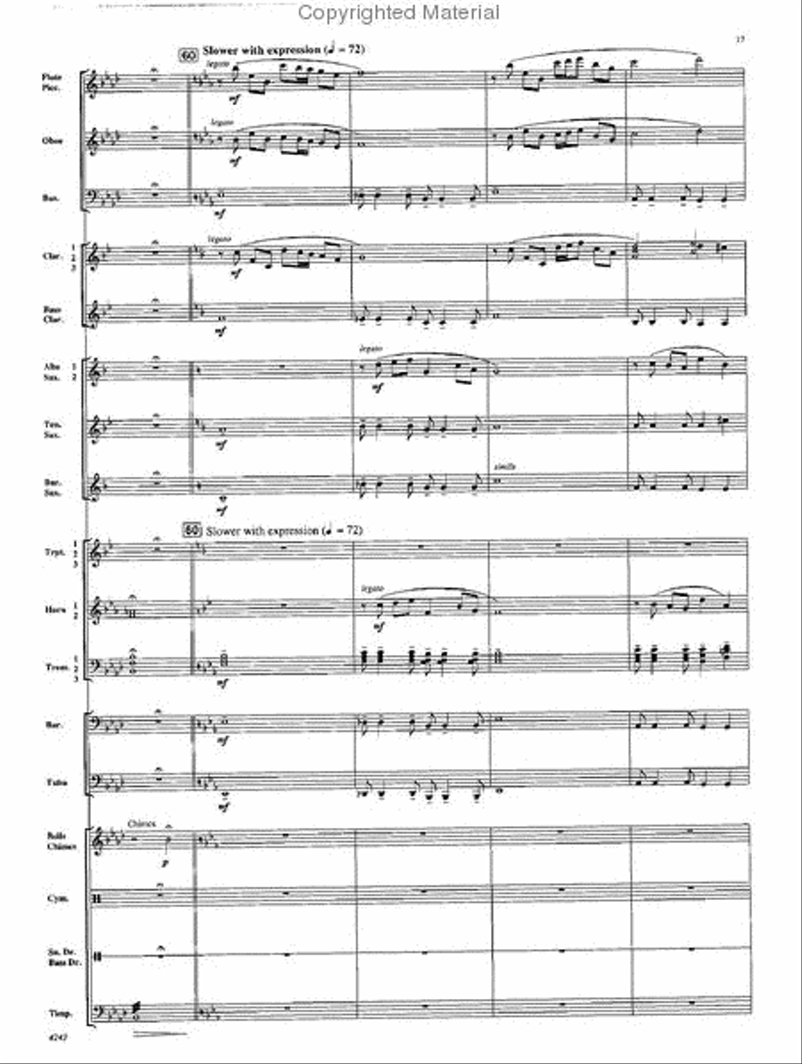 Encomium Concert Band scores gallery preview page 16