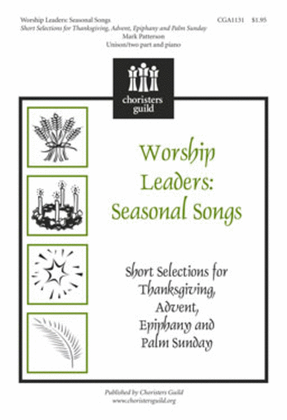 Book cover for Worship Leaders: Seasonal Songs