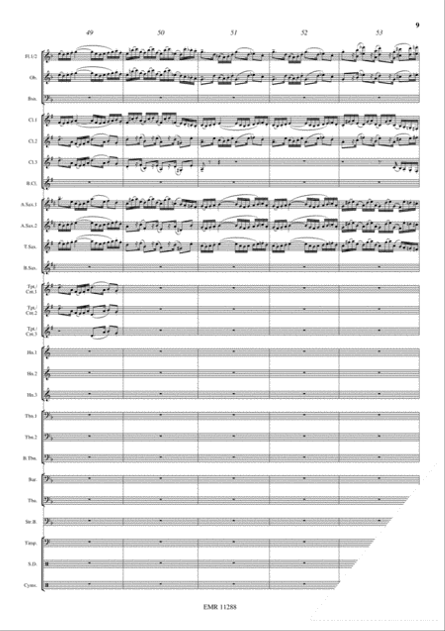 Grand Choeur Dialogue Grand Choeur Dialogue Concert Band scores gallery preview page 10