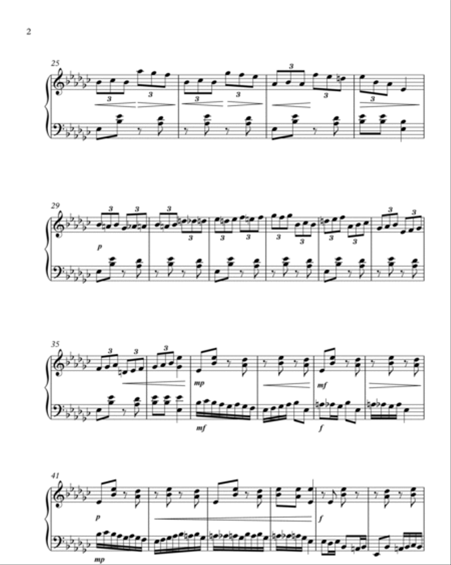 1. Bulbul the Bird Piano Solo scores gallery preview page 2