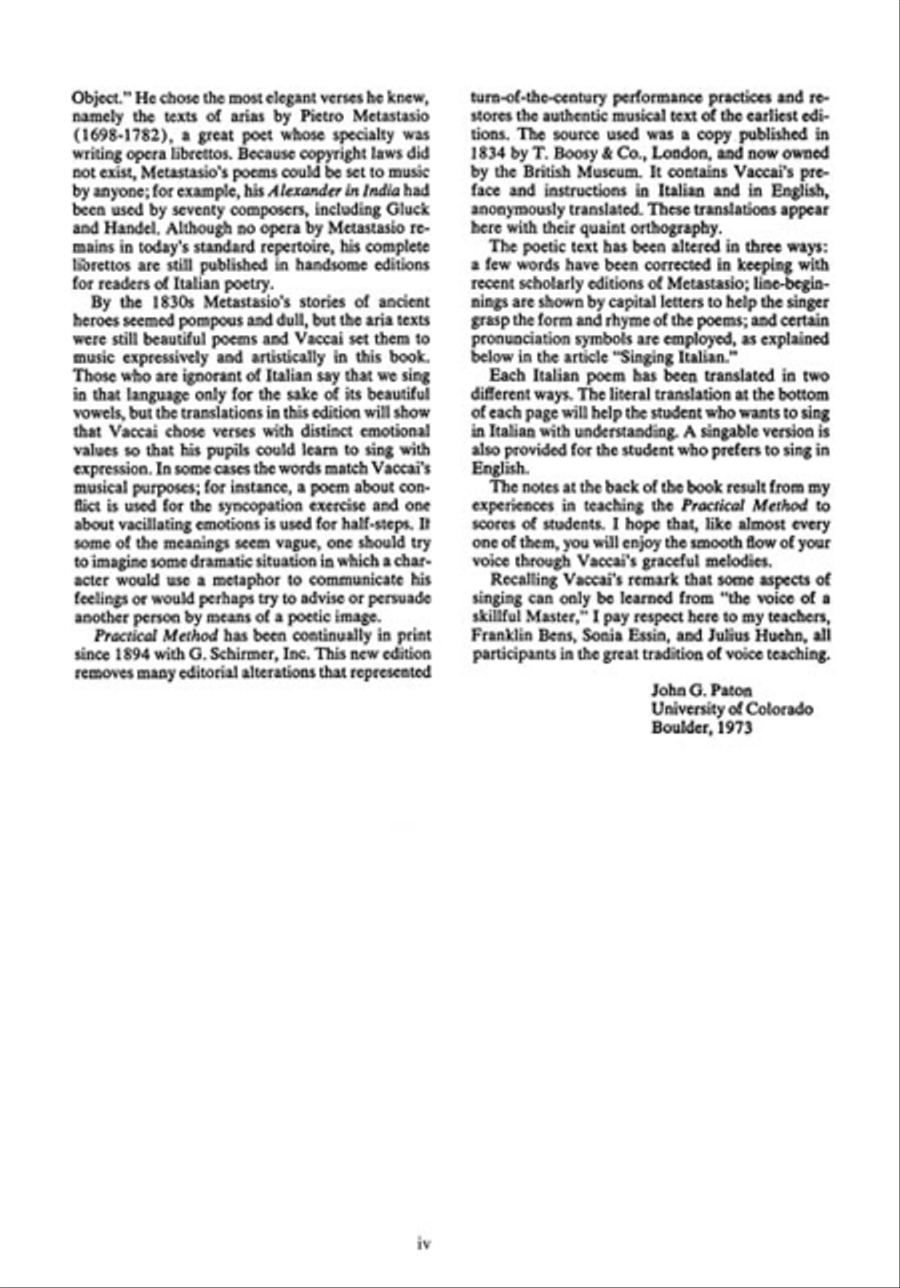 Practical Method of Italian Singing Voice Solo scores gallery preview page 5