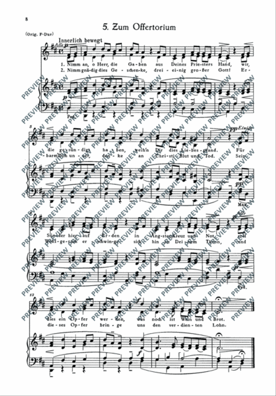 German Mass German Mass Women's Choir scores gallery preview page 9