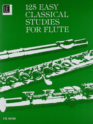 Book cover for 125 Easy Classical Studies For Flute