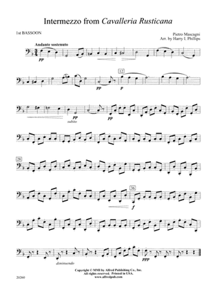 Intermezzo from Cavalleria Rusticana: Bassoon