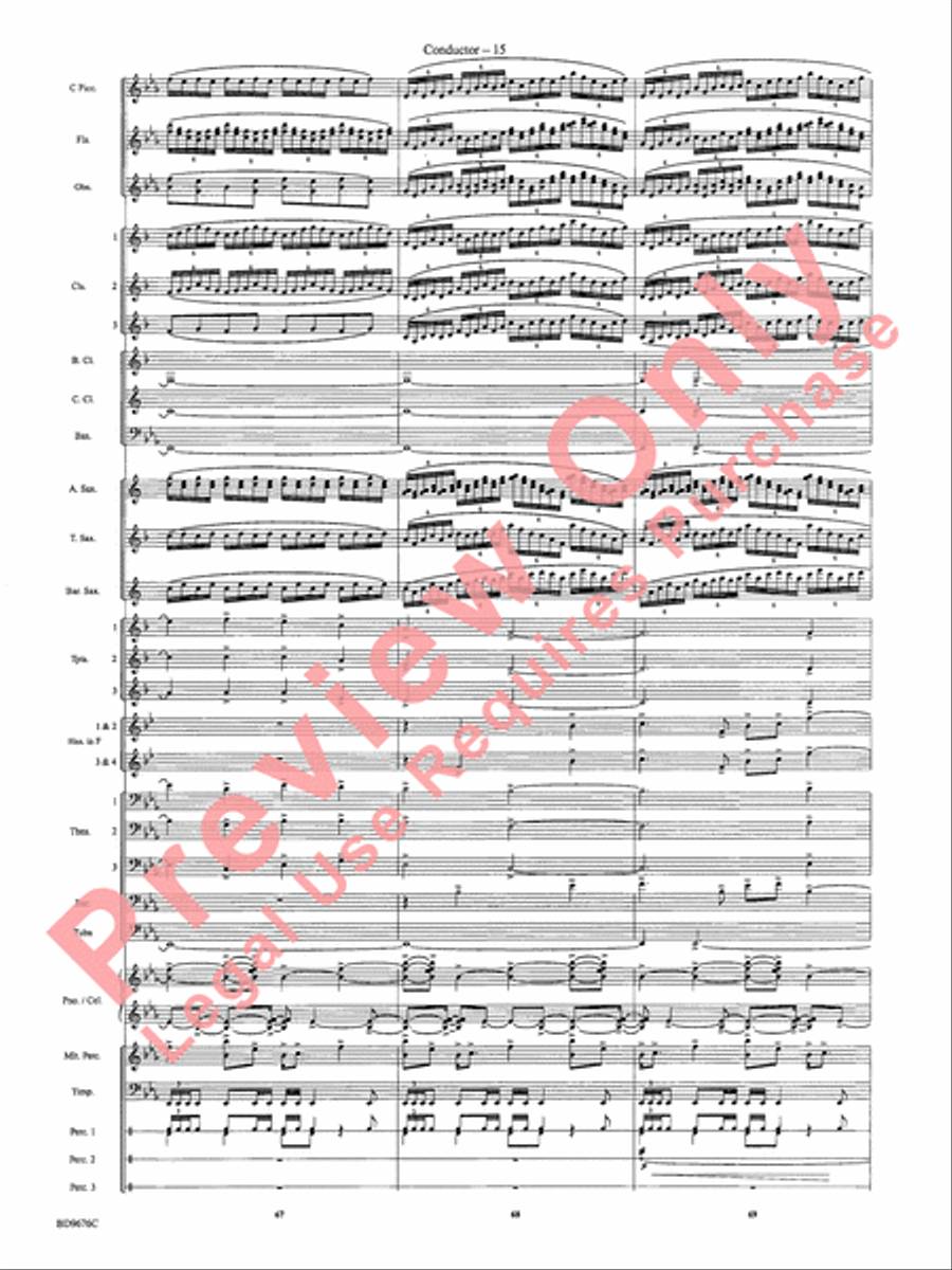 Paradiso Paradiso Concert Band scores gallery preview page 18