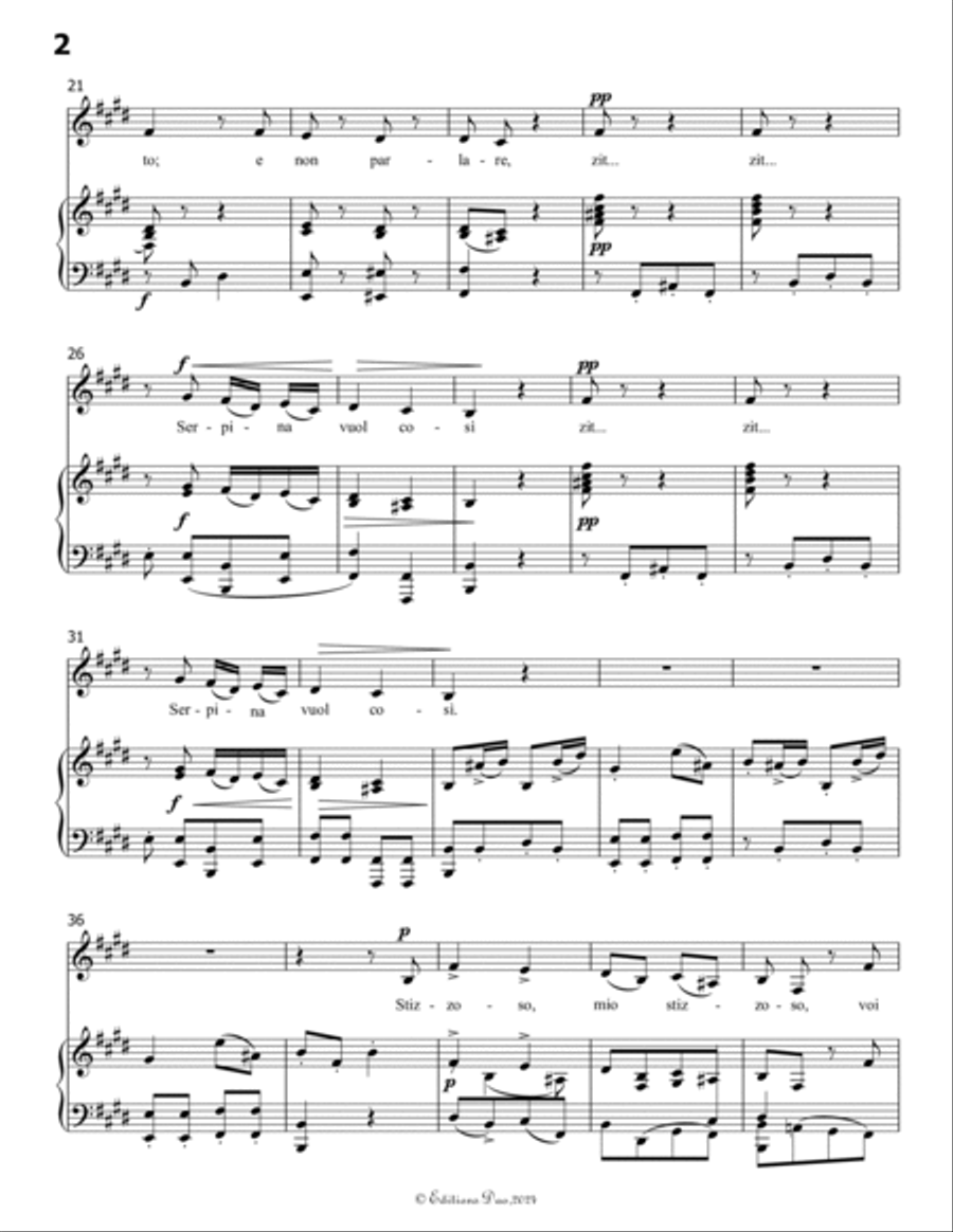Stizzoso,mio stizzoso,by Pergolesi,in F Major Voice scores gallery preview page 4