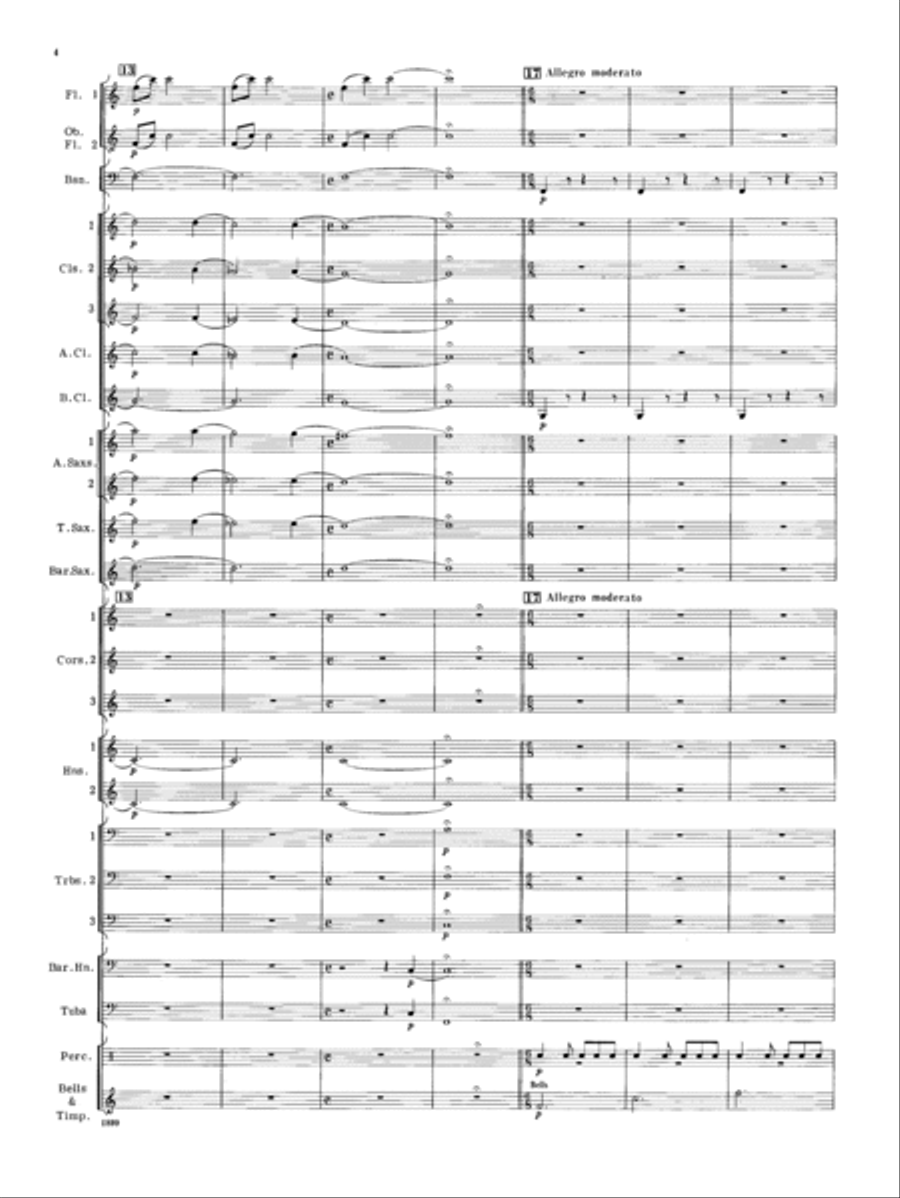 Blue Ridge Rhapsody: Score Concert Band scores gallery preview page 4