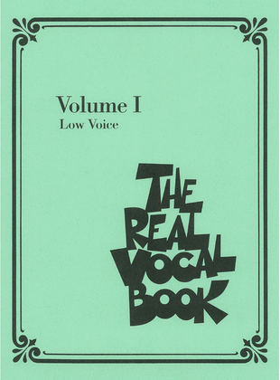 Book cover for The Real Vocal Book – Volume I