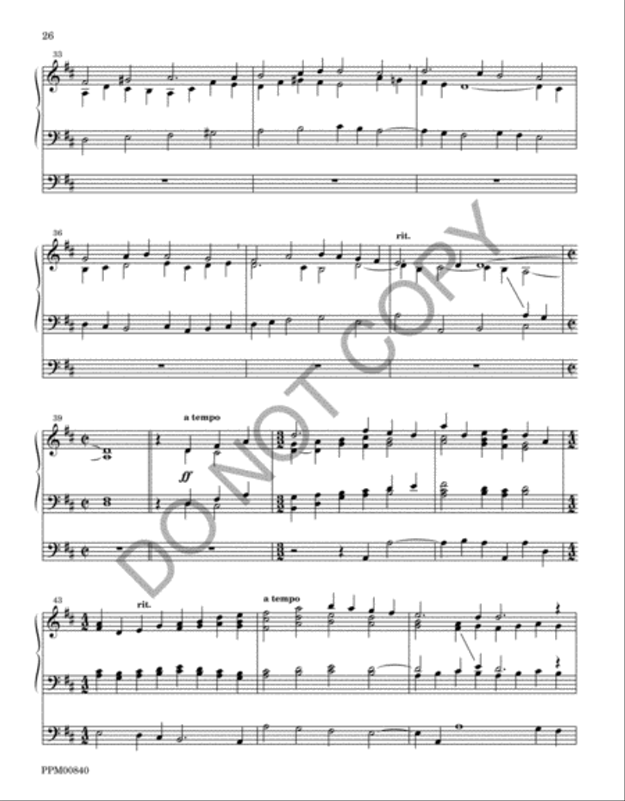 I Sing the Almighty Power of God: Organ Voluntaries on the Hymn Tunes of Ralph Vaughan Williams Volume III Organ scores gallery preview page 29