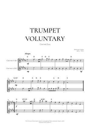 Trumpet Voluntary (Clarinet Duo) - Jeremiah Clarke