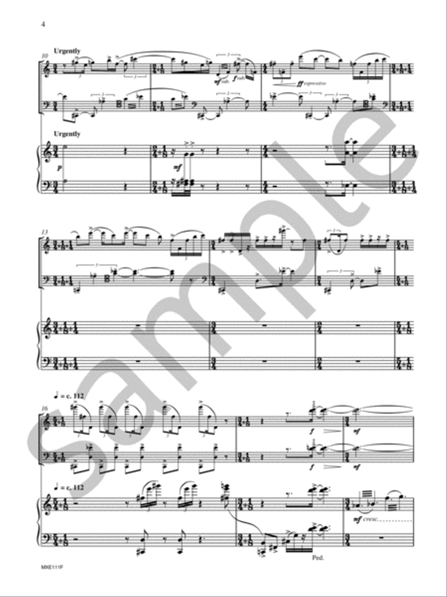 Mother Popcorn Revisited Piano Trio scores gallery preview page 6