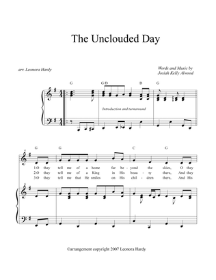 Book cover for The Unclouded Day