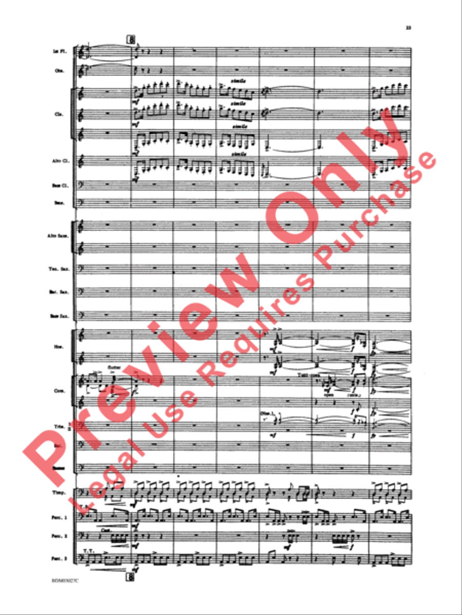 La Fiesta Mexicana Concert Band scores gallery preview page 26