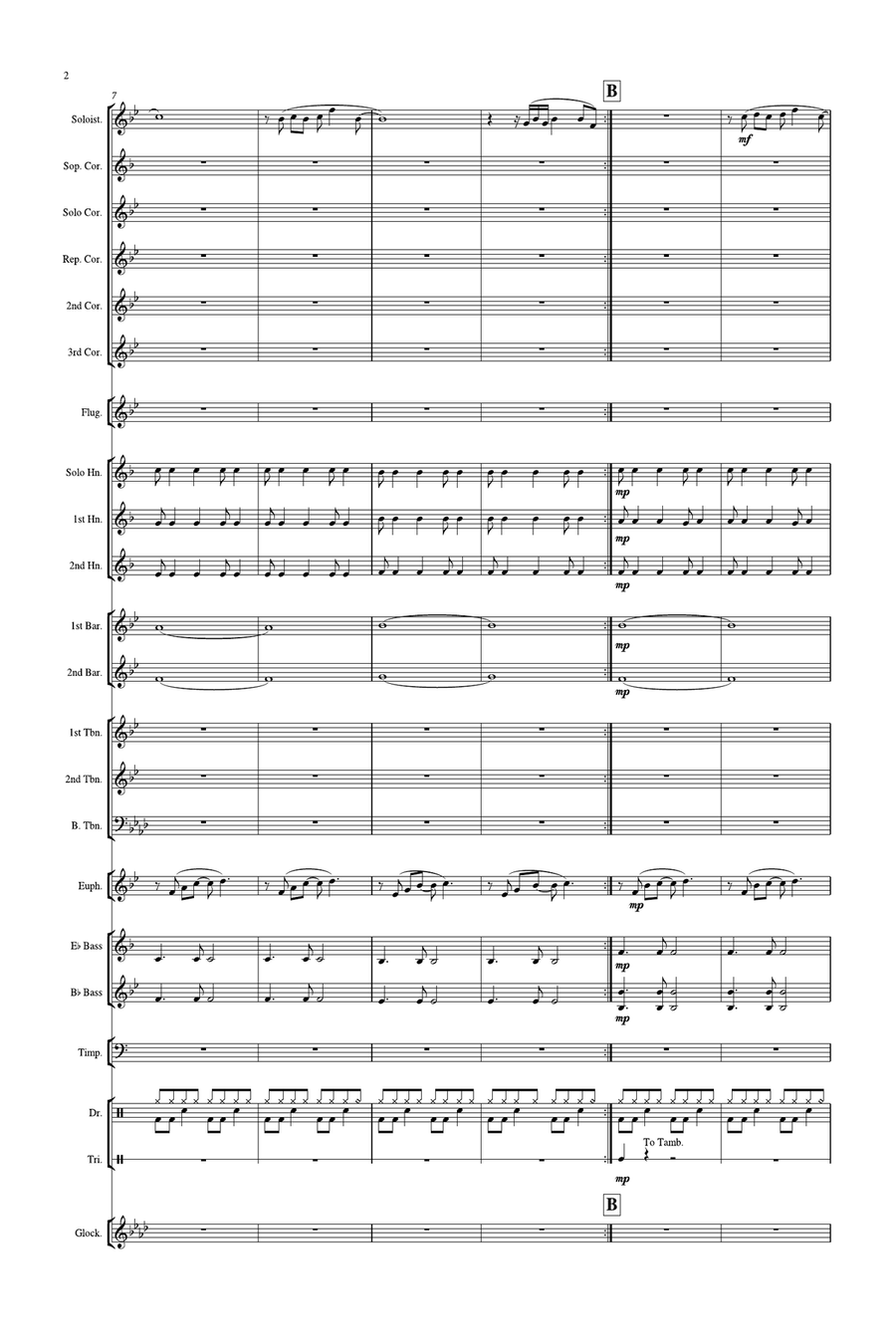 Yellow Brass Band scores gallery preview page 5