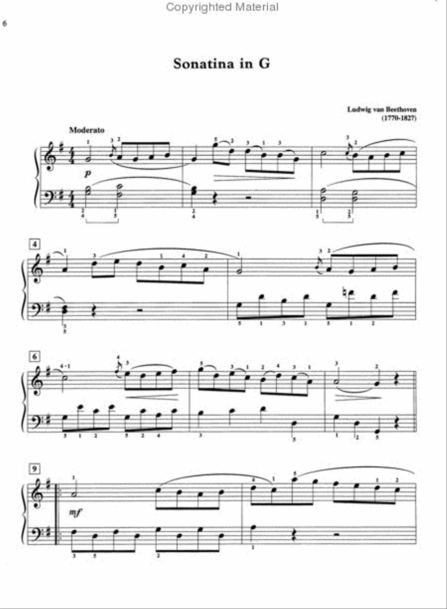 Piano Sonatinas – Book Two Piano Method scores gallery preview page 2