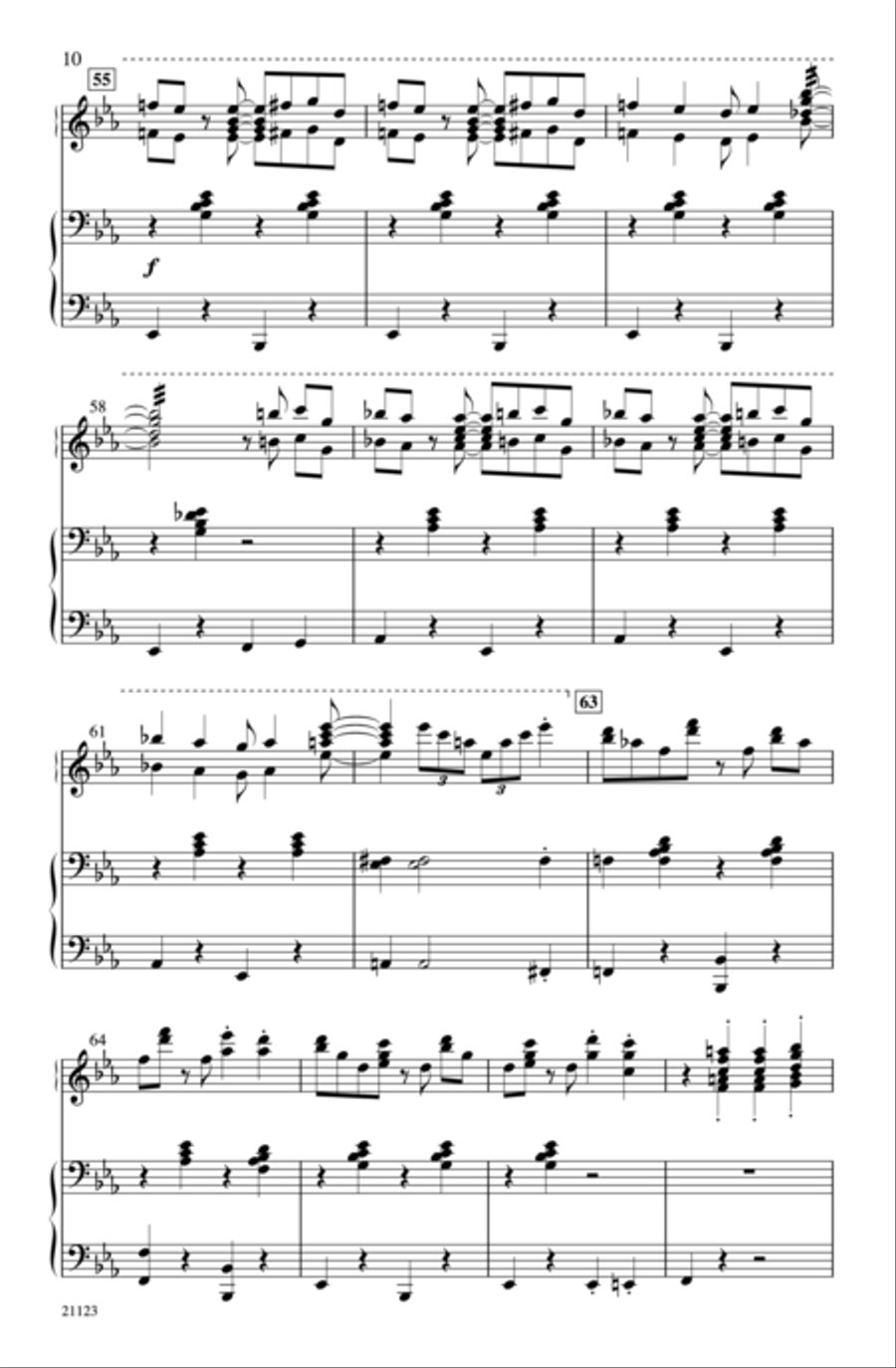 I Love a Piano 4-Part scores gallery preview page 34
