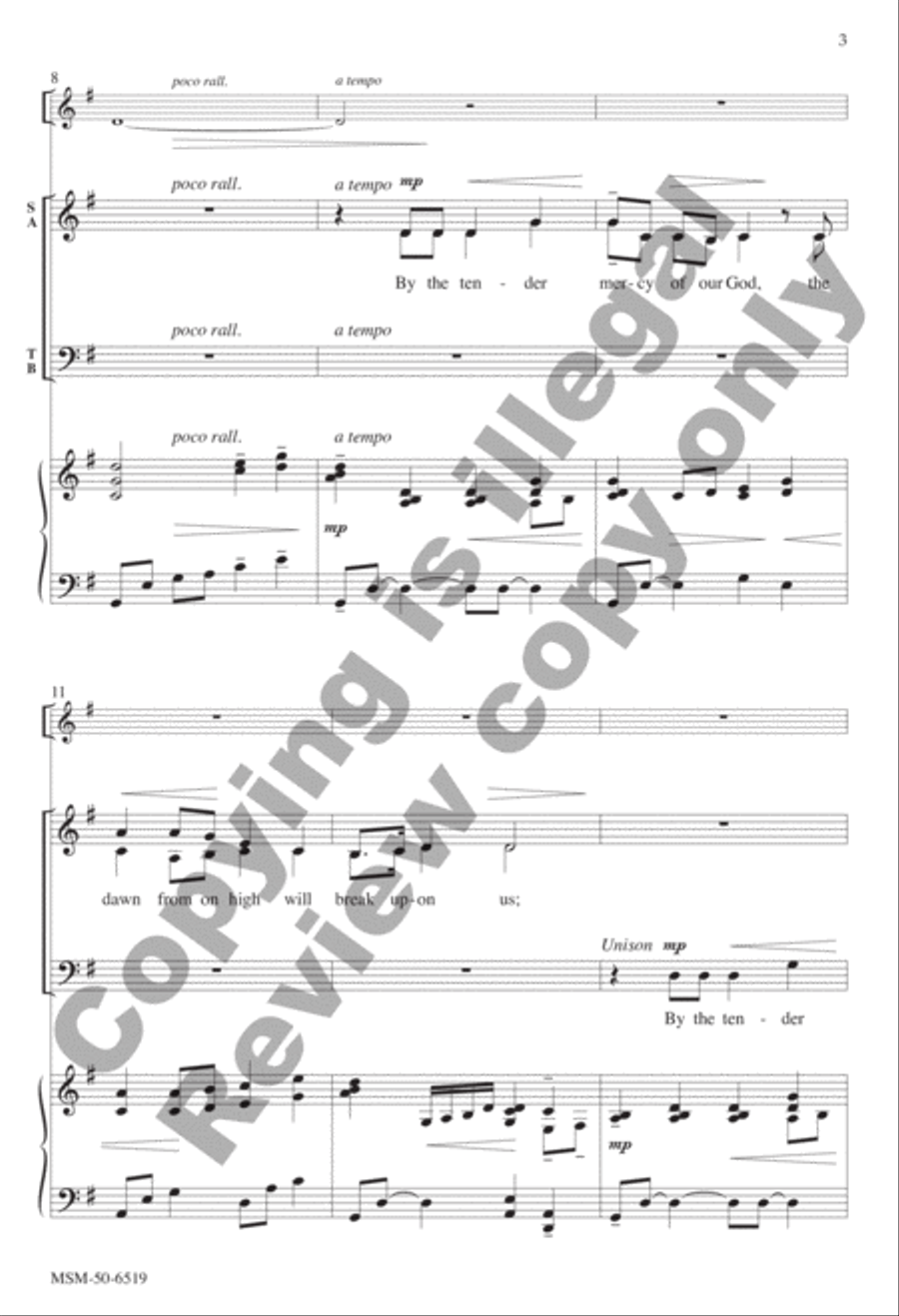 There's a Wideness in God's Mercy 4-Part scores gallery preview page 3