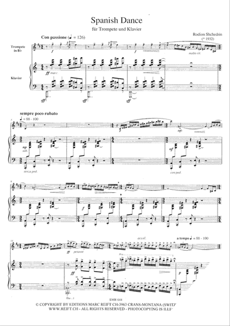 Spanish Dance Cornet scores gallery preview page 4